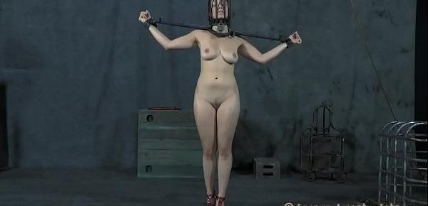  Chained up sweetheart is punished